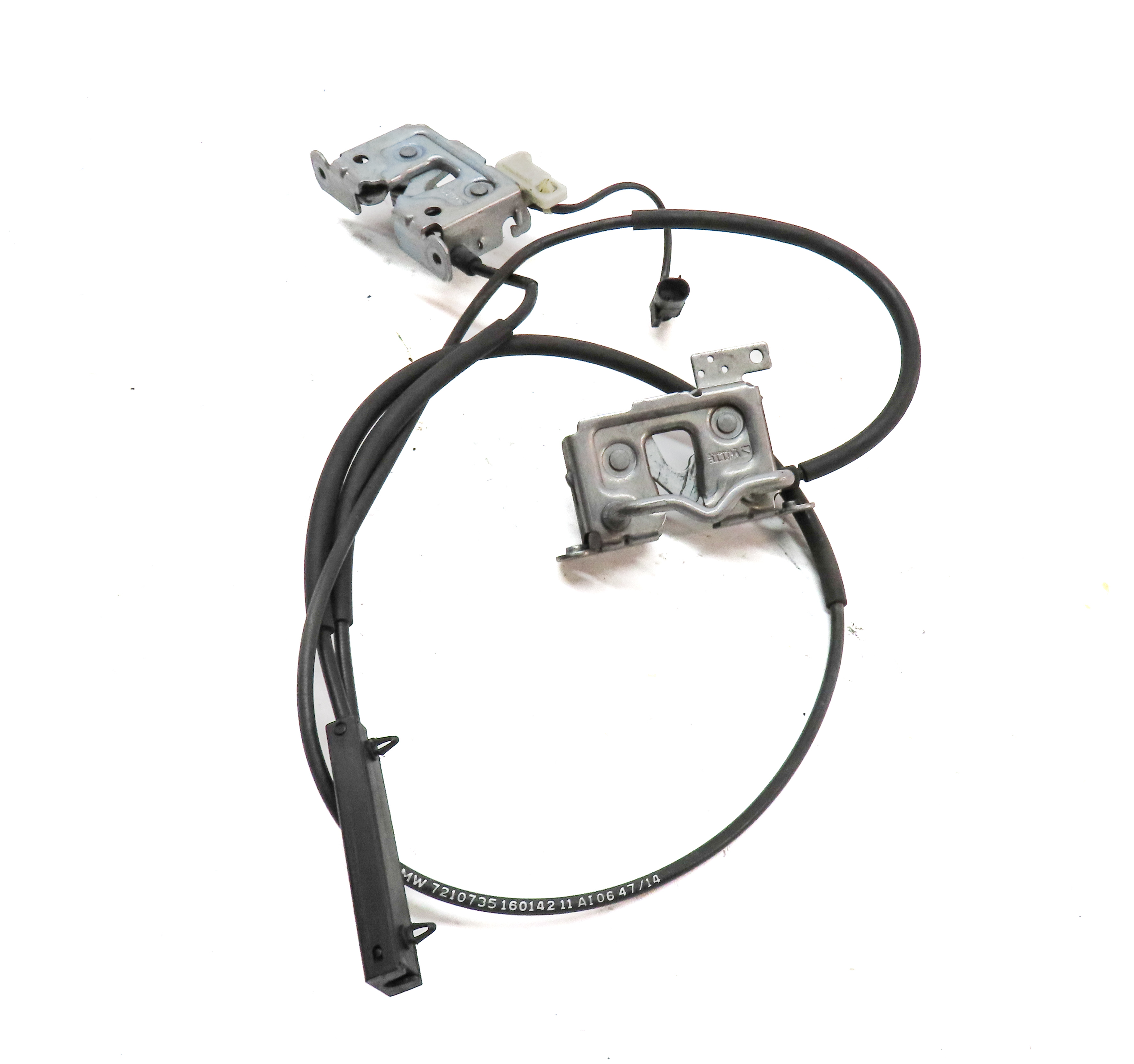 2015 BMW X3 (F25) FRONT LEFT & RIGHT LOWER HOOD LOCK LATCH SPRING CATCH SET-2 — exact item pictured
